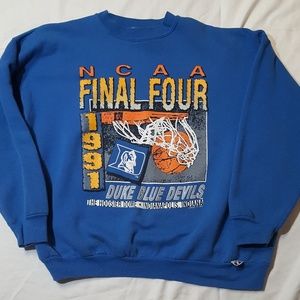 NCAA FINAL four duke blue devils sz XL 1991